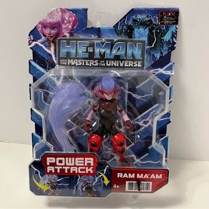 He-man MASTERS OF THE UNIVERSE POWER ATTACK RAM MA’AM Action figure NRFB